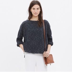 Madewell Shadestripe Boatneck Top
